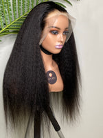 Load image into Gallery viewer, 22” Silvie Kinky Straight Lace Frontal Wig
