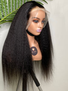 22” Silvie Kinky Straight Lace Frontal Wig