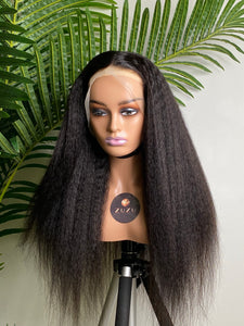 22” Silvie Kinky Straight Lace Frontal Wig