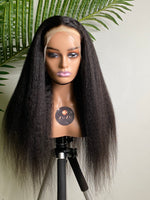 Load image into Gallery viewer, 22” Silvie Kinky Straight Lace Frontal Wig
