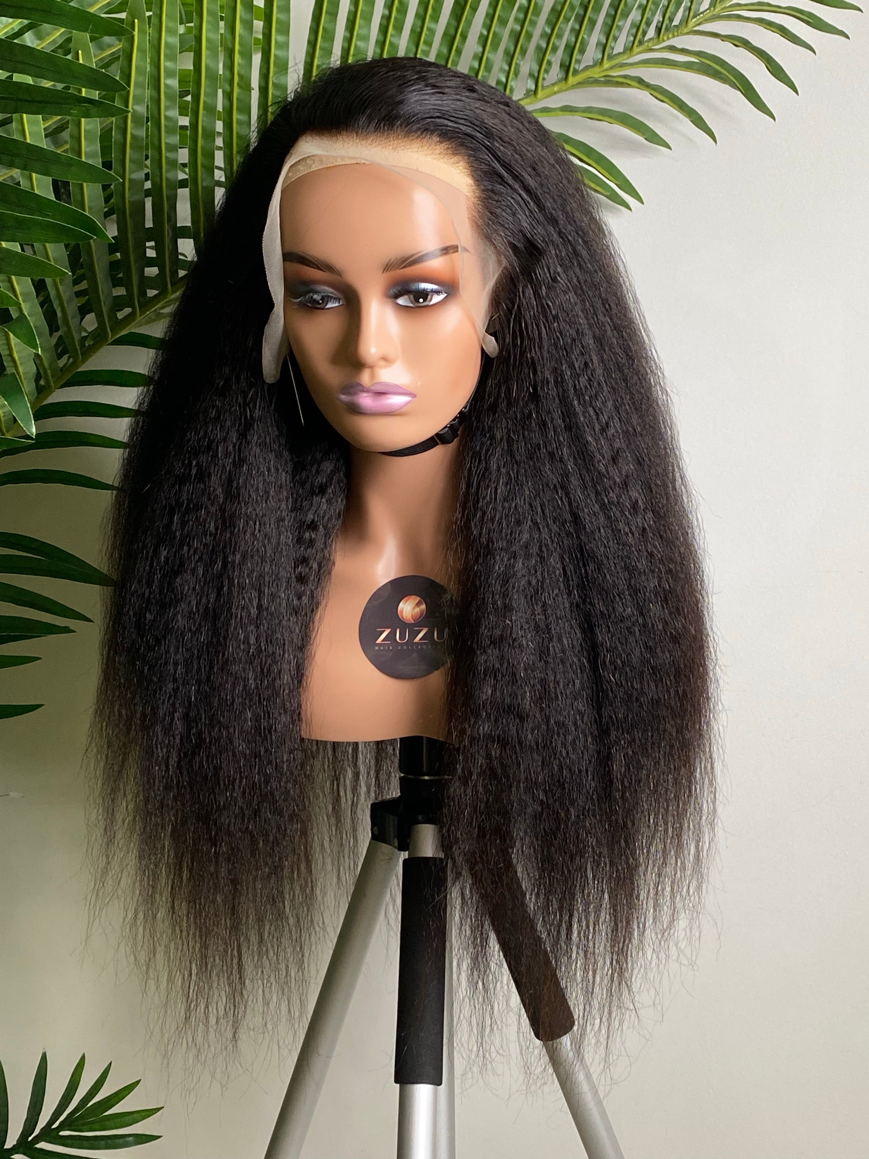 22” Silvie Kinky Straight Lace Frontal Wig